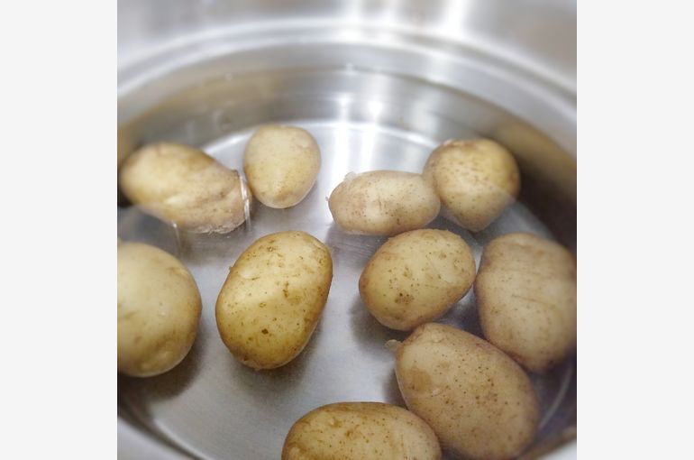 マッシュポテトの仕込み♪