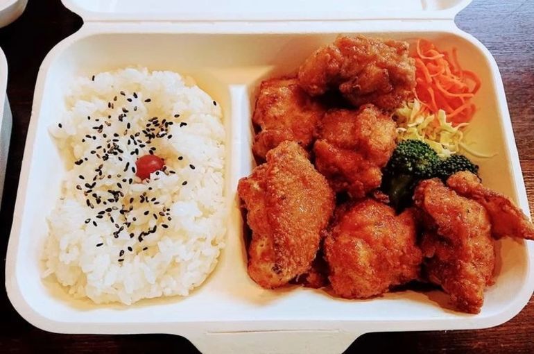 手仕込み唐揚げをお弁当で♪